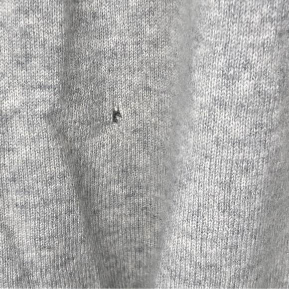 J Crew Cashmere V-Neck Sweater Tee Top Blouse-Women’s M-Gray-Mature-Classic-GUC - Picture 7 of 11